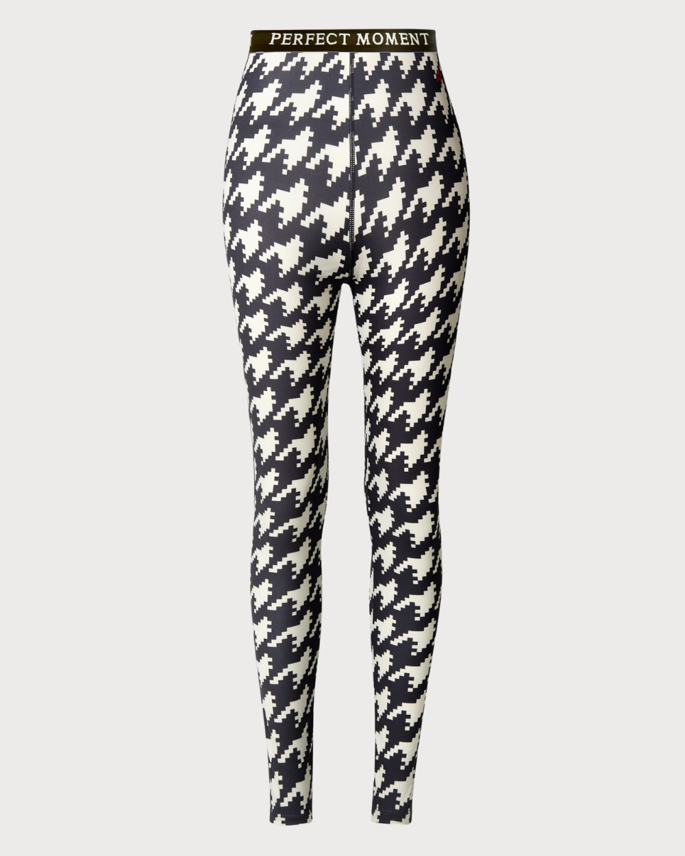 Womens Perfect Moment Printed Base Layer Leggings - Houndstooth