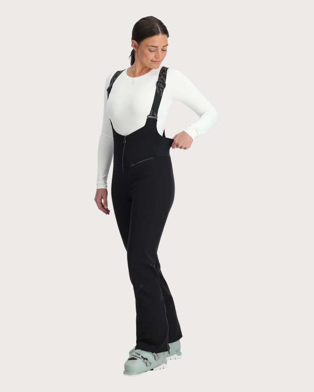 Womens Spyder Strutt Bib Pant - Black