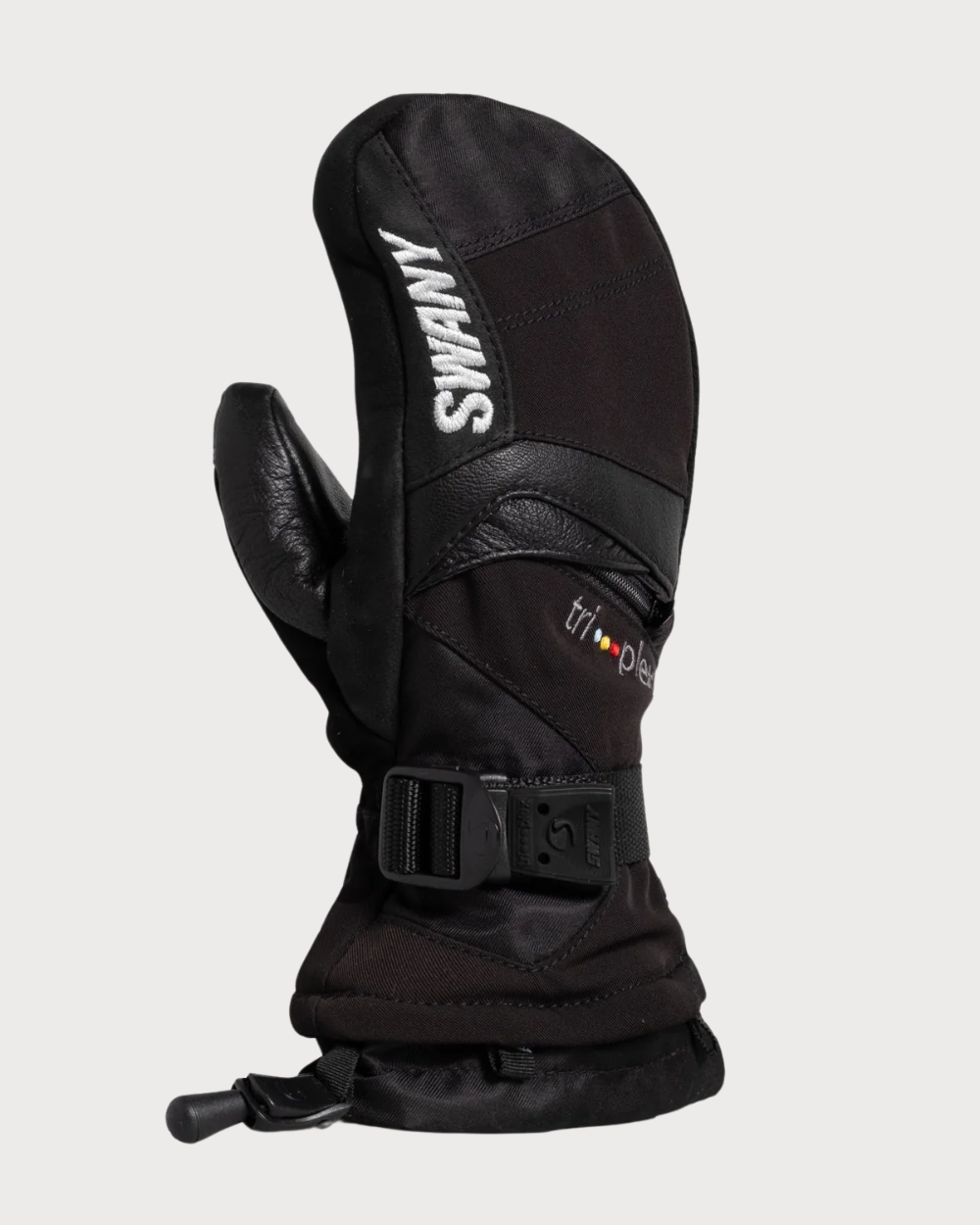 Kids Swany X-Change Waterproof Mitten - Black