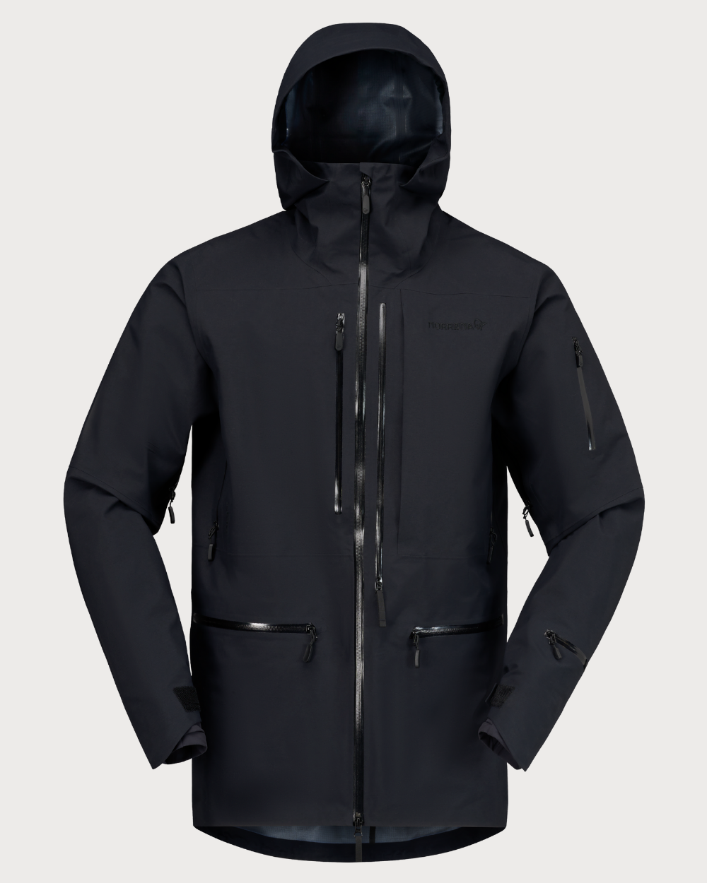 Mens Norrøna Lofoten Gore-Tex Pro Plus Jacket - Caviar Black