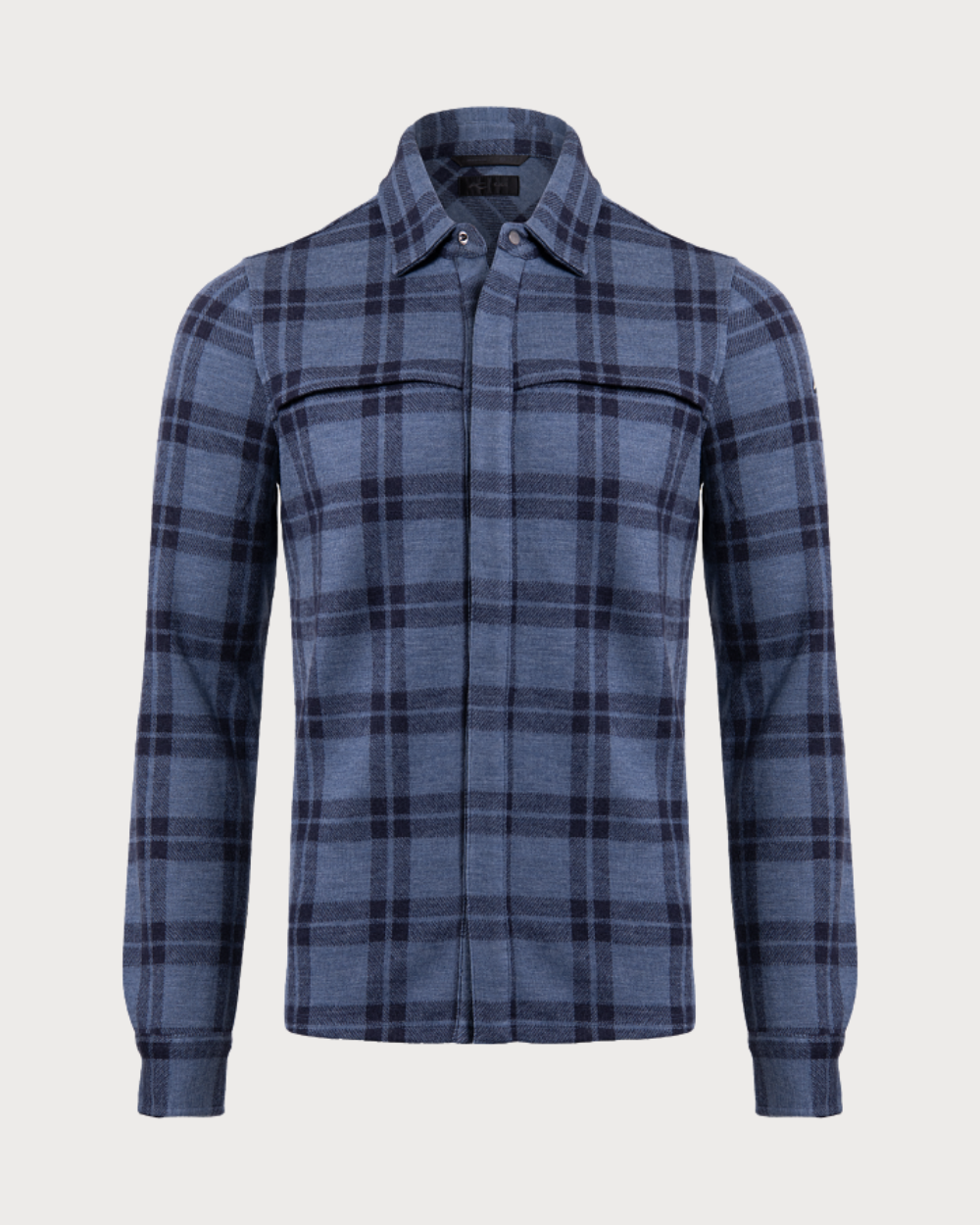 Mens Kjus Yellowstone Shirt - Admiral Blue/Navy