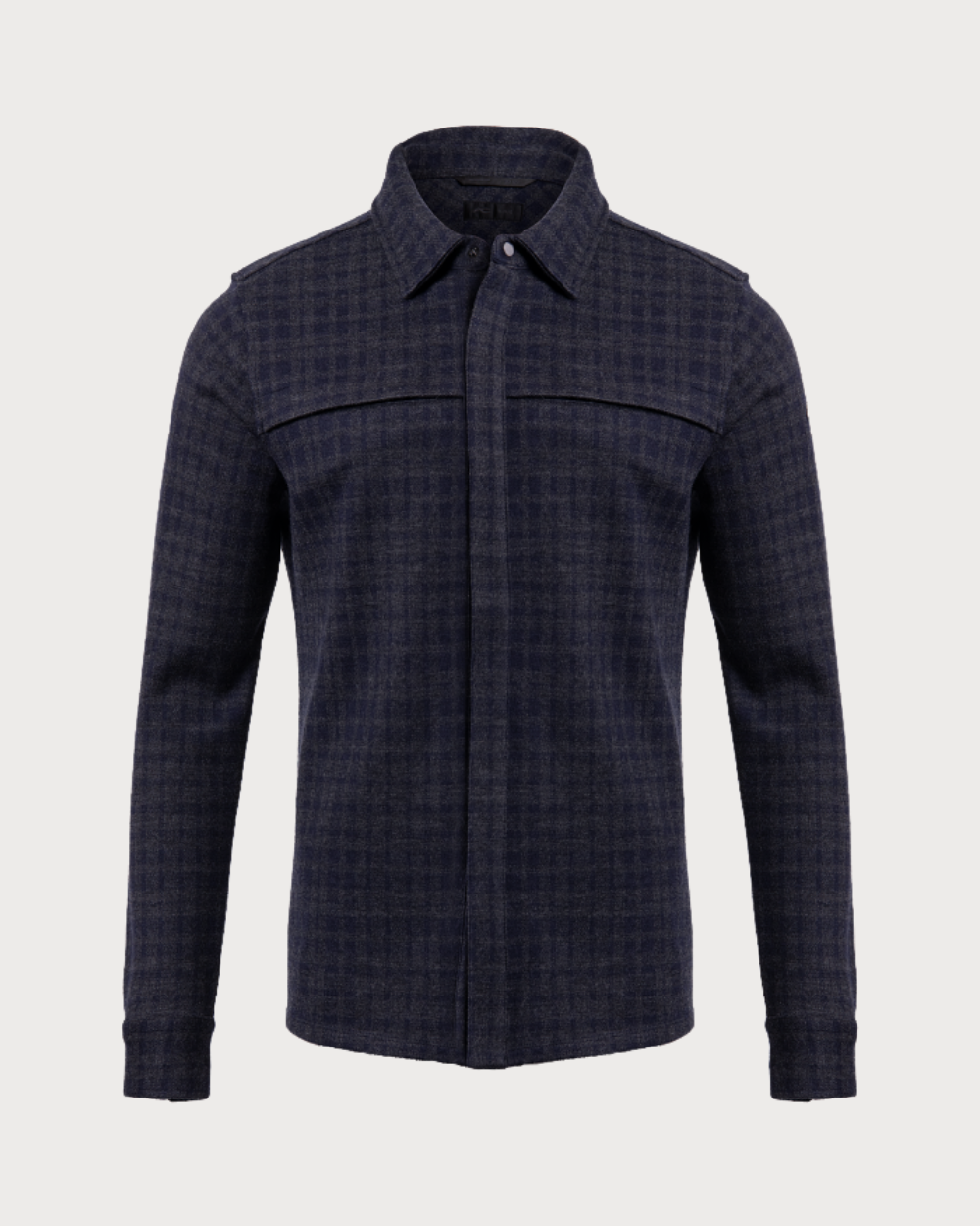 Mens Kjus Yellowstone Shirt - Navy/Dark Dusk
