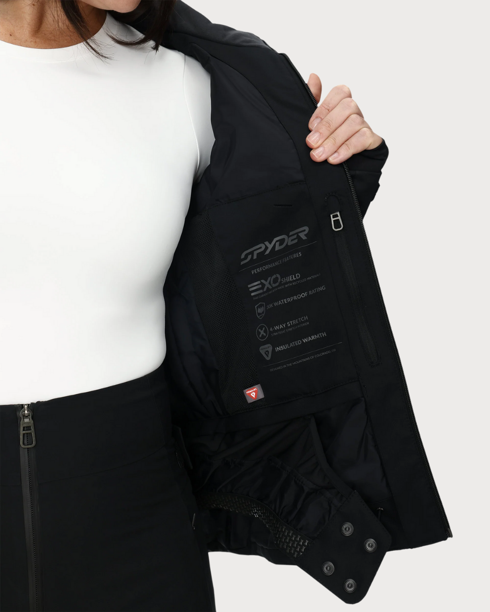 Womens Spyder Titania Jacket - Black