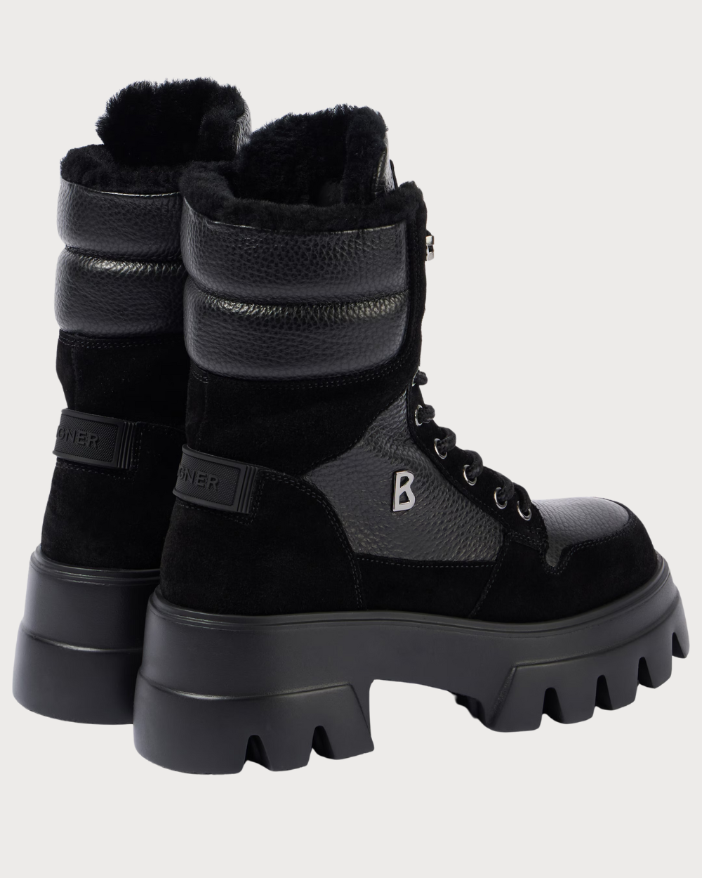 Womens Bogner Sapporo 2A Leather Boot - Black