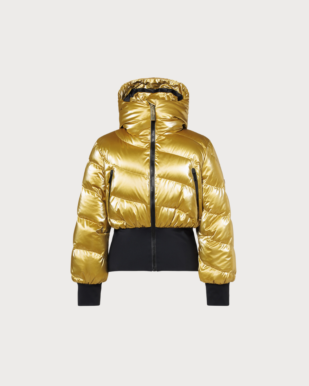 Womens Goldbergh GOLD Fusilli Ski Jacket - Rich Gold