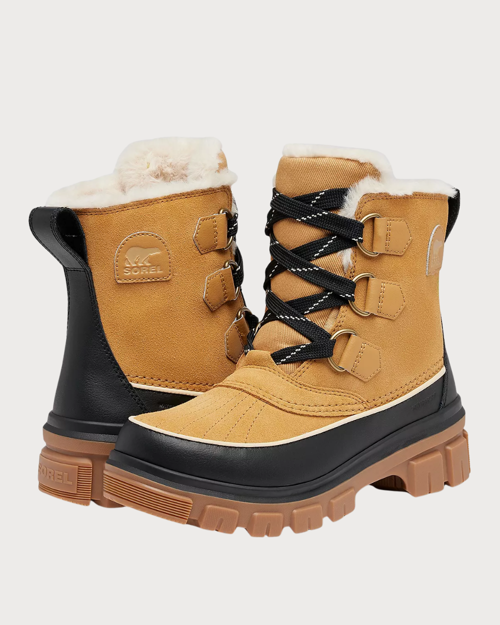 Womens Sorel Tivoli V Boot - Curry Black