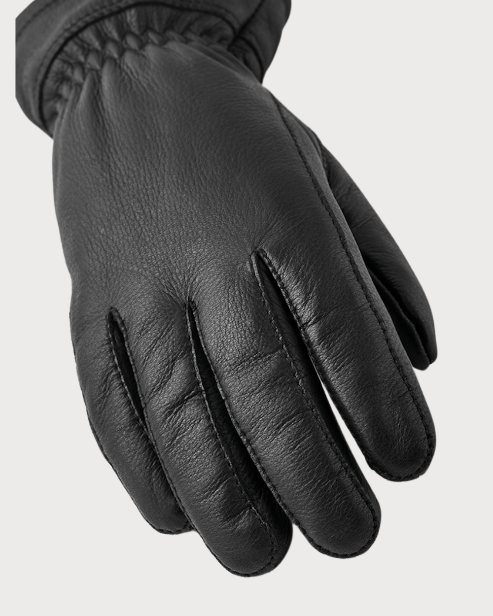 Womens Hestra Deerskin Buvika Primaloft Après Glove - Black