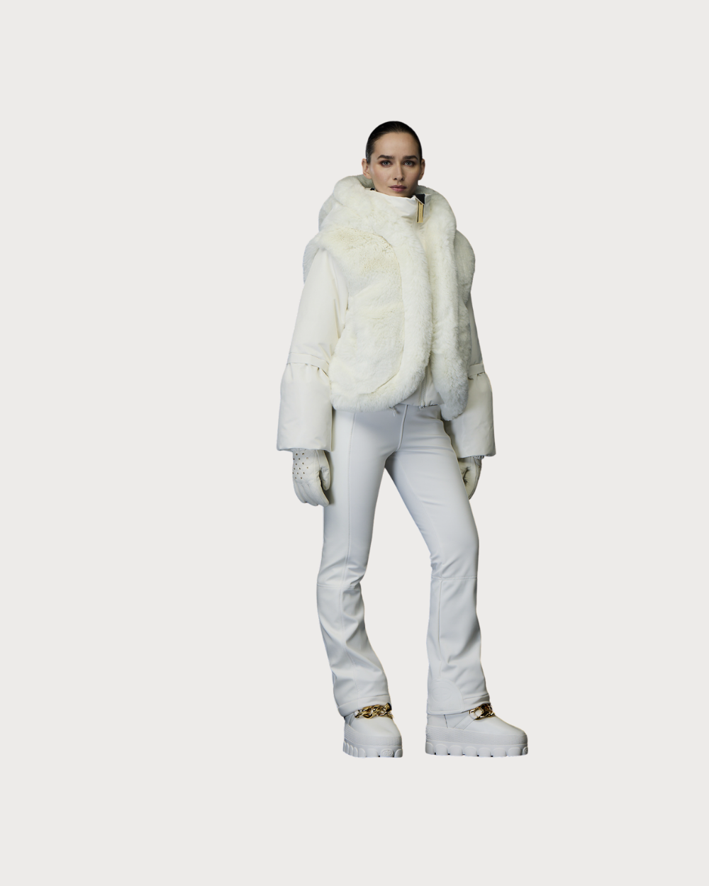 Womens Goldbergh GOLD Amore Ski Jacket - Cream