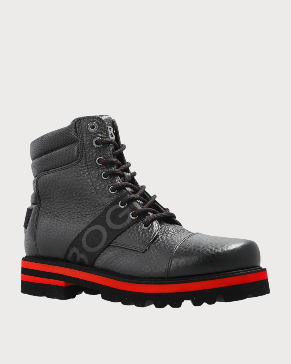 Mens Bogner Courchevel Boots - Black/Red