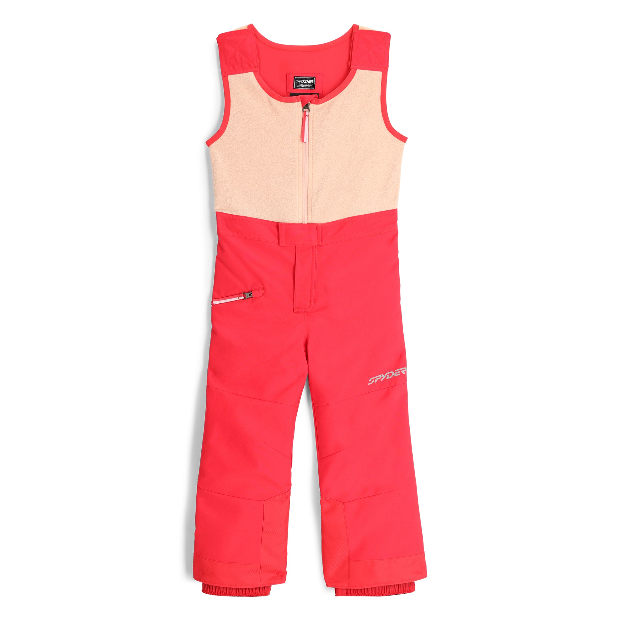 Girls Spyder Mini Expedition Bib Pant JR - Prism Pink