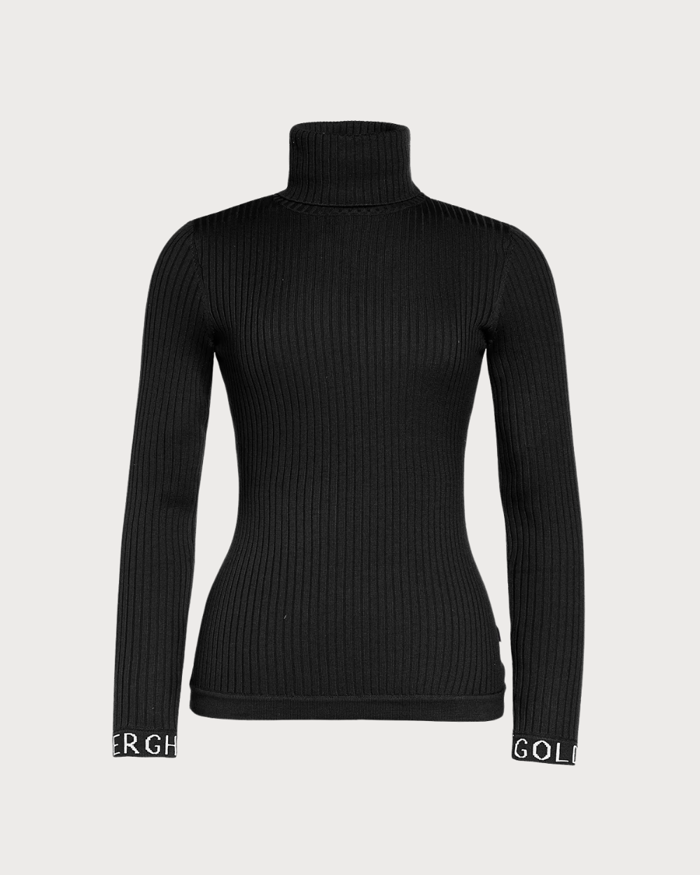 Womens Goldbergh Mira Long Sleeve Knit Sweater - Black