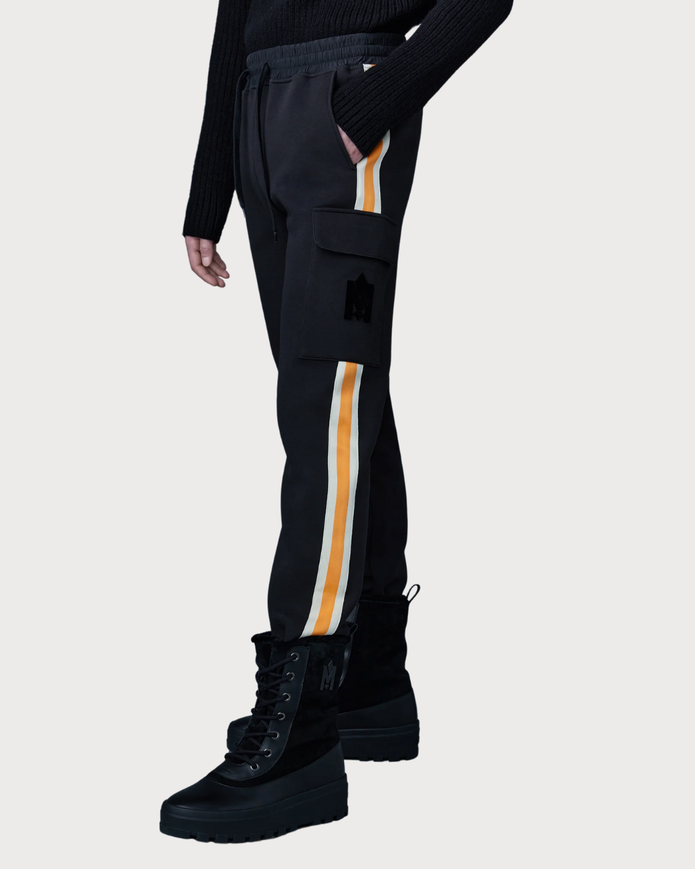 Mens Mackage Hero Boots - Black