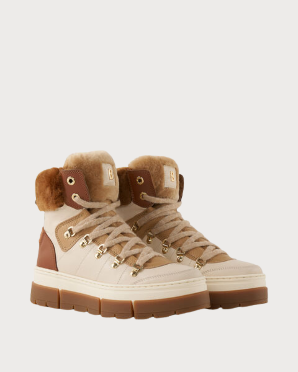 Womens Bogner Vaduz boots - Beige Cognac