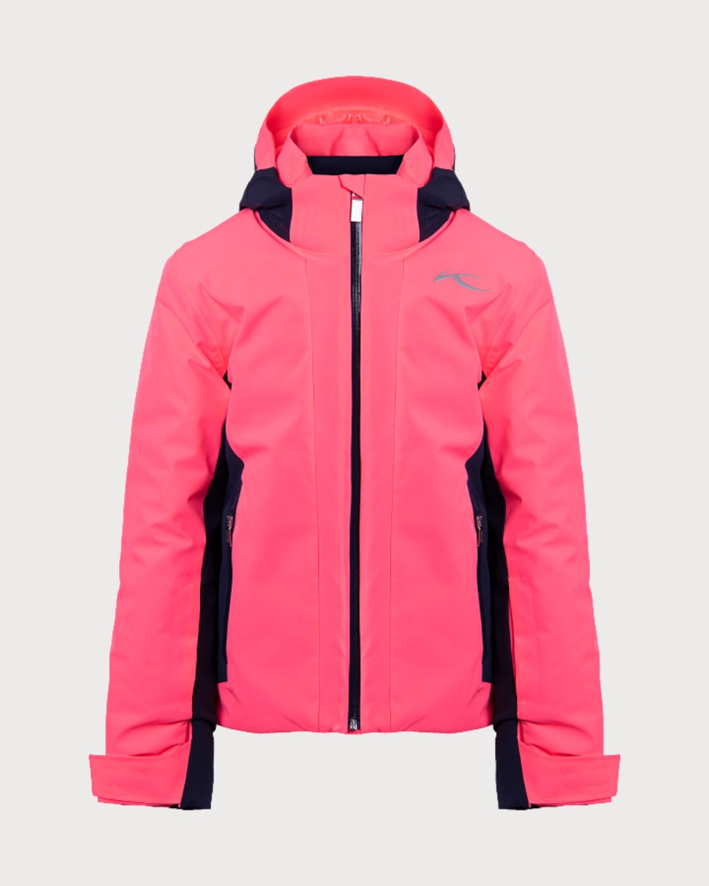 Girls Kjus Downhill Jacket - Cyber Pink