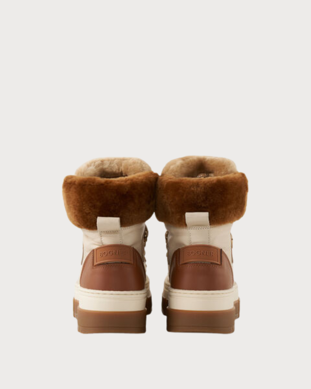 Womens Bogner Vaduz boots - Beige Cognac
