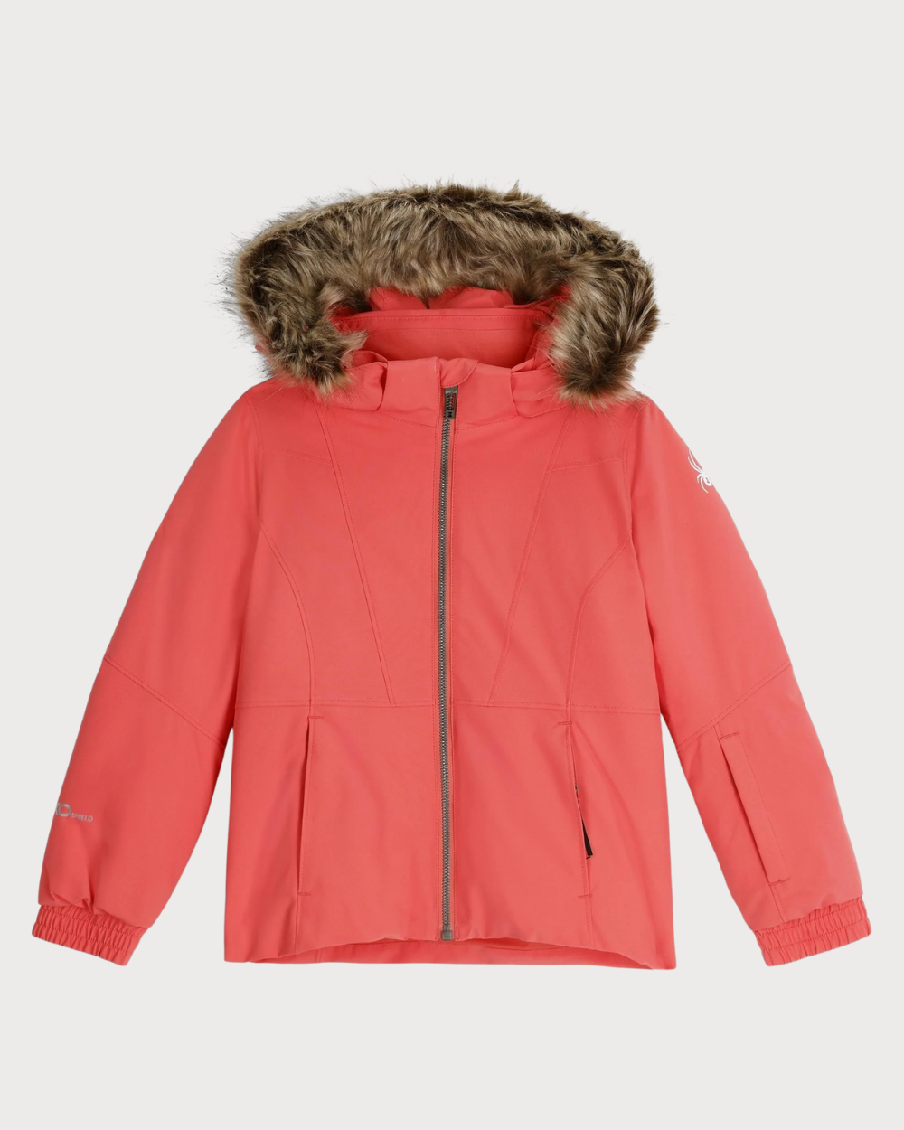 Girls Spyder Lola Jacket - Coral Haze