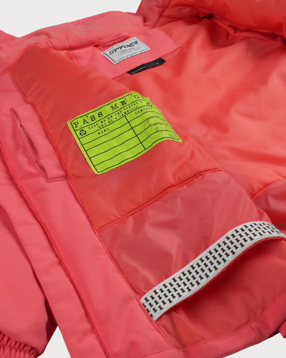Girls Spyder Lola Jacket - Coral Haze