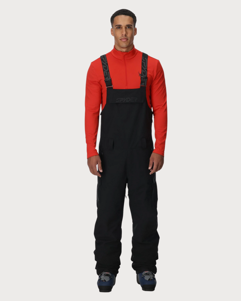 Mens Spyder Lift Bib Pants - Black