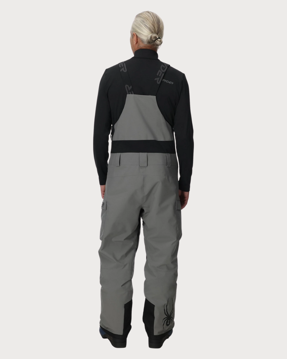 Mens Spyder Lift Bib Pants - Storm