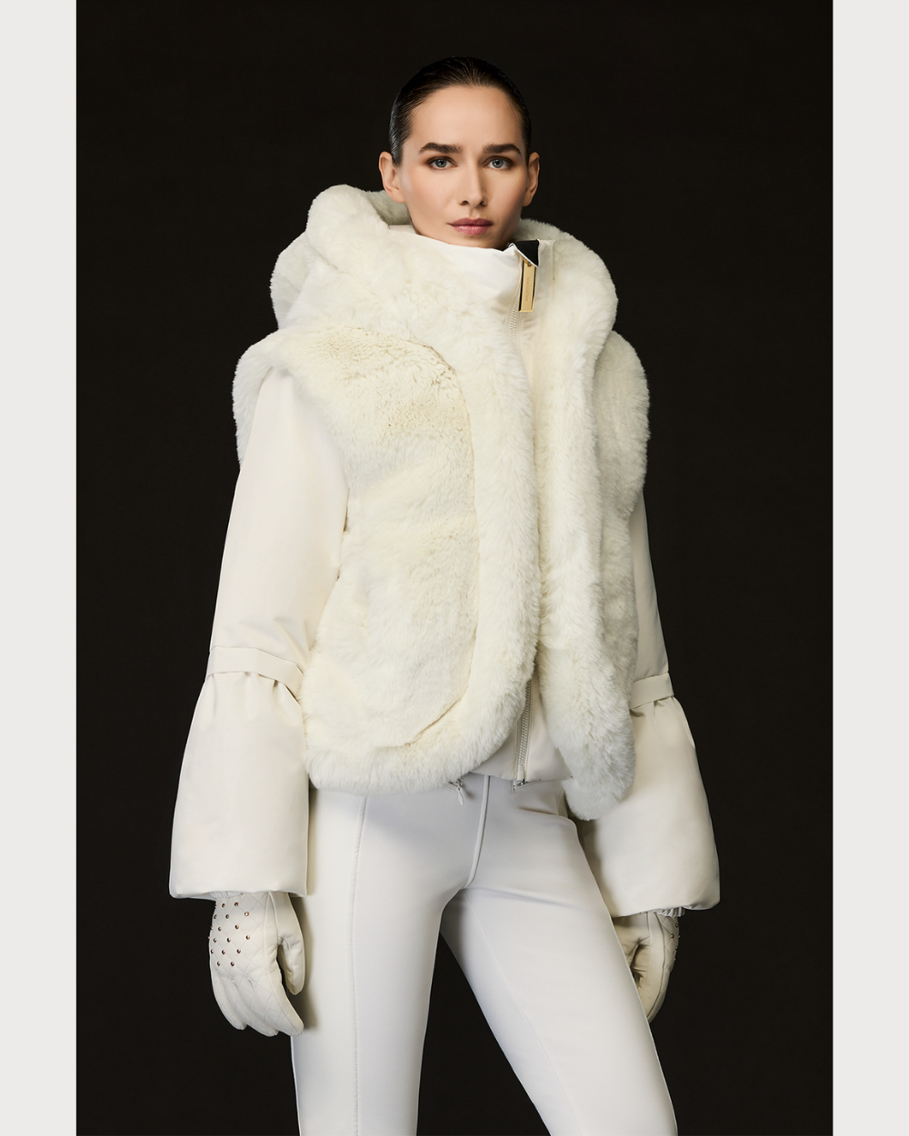 Womens Goldbergh GOLD Amore Ski Jacket - Cream