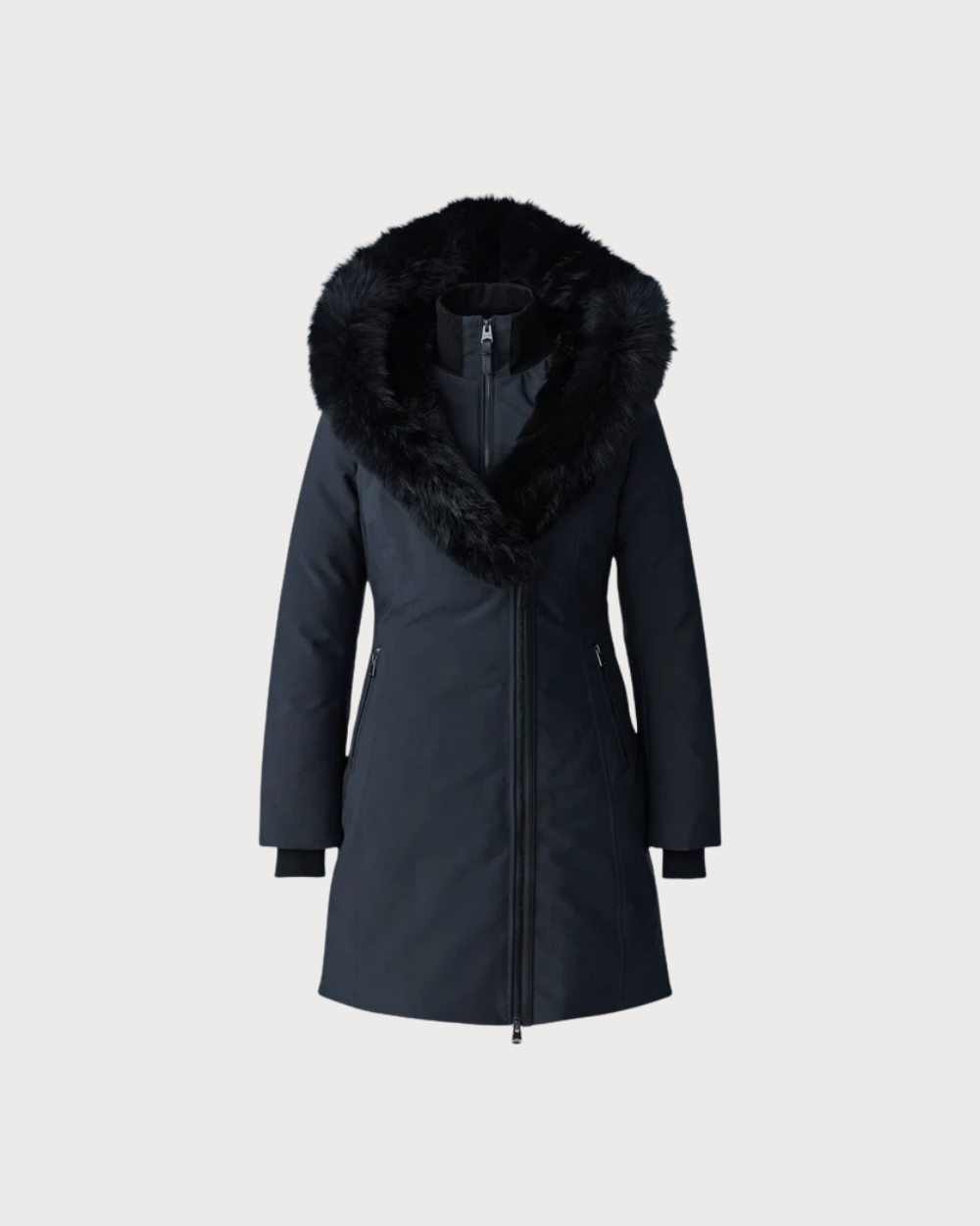 Womens Mackage Trish Powder Down Parka - Black