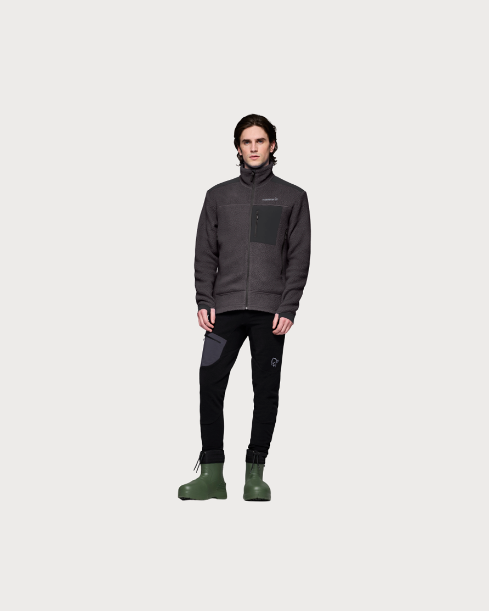 Mens Norrøna Trollveggen Warm3 Jacket - Phantom