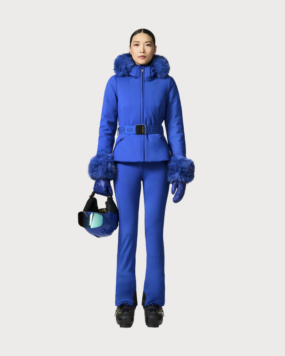 Womens Goldbergh Giselle Faux Border Jacket - Dazzling Blue
