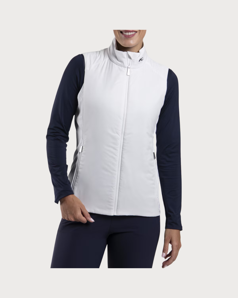 Womens Kjus Radiation Vest 26 - White
