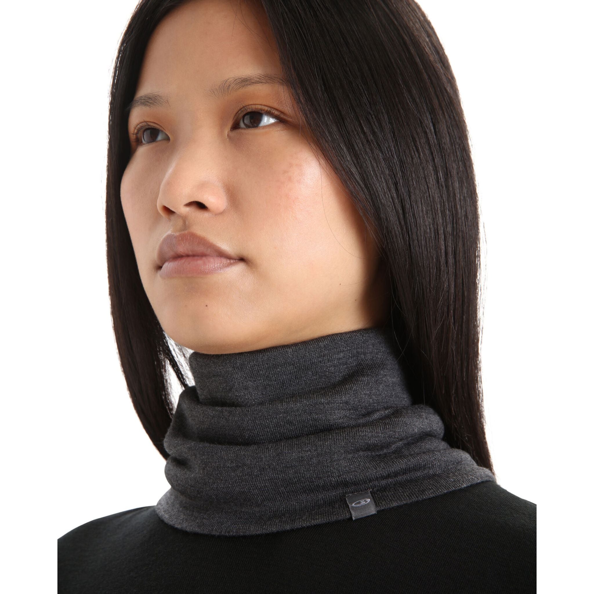 Adult Icebreaker Merino Apex Chute - Jet Heather Neckwarmers Icebreaker