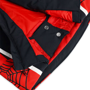Boys Spyder Challenger Jacket - Black / Red Piping Jackets Spyder 