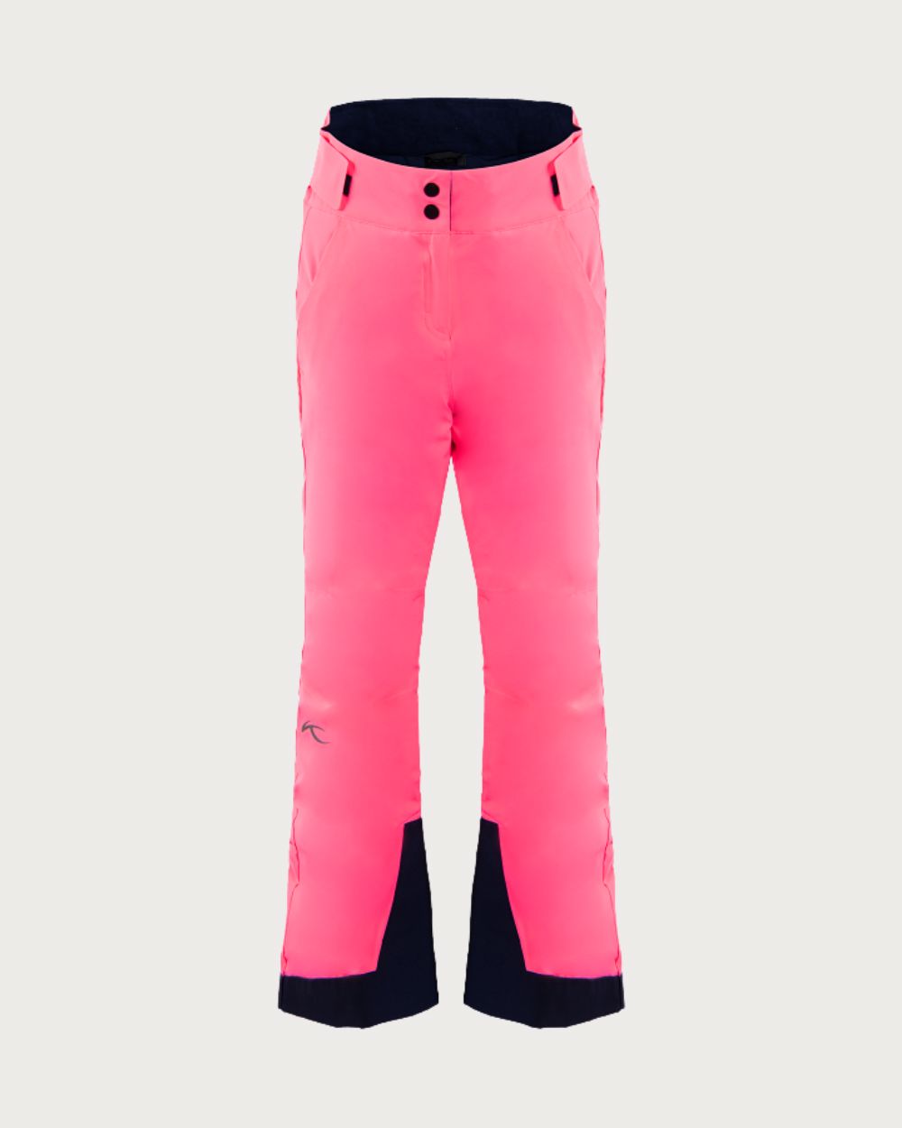 Girls Kjus Whiteout Pant - Cyber Pink / Atlanta Blue Pants Kjus 140 INTL/ 8-10 AU