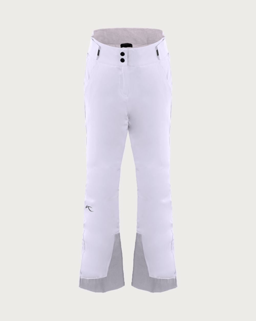 Girls Kjus Whiteout Pant - White/Alloy Pants Kjus 140 INTL/ 8-10 AU