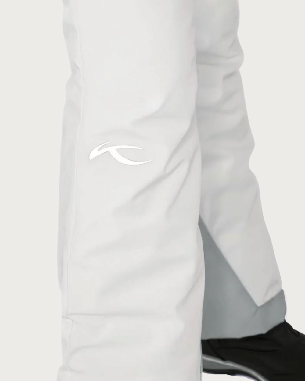 Girls Kjus Whiteout Pant - White/Alloy Pants Kjus