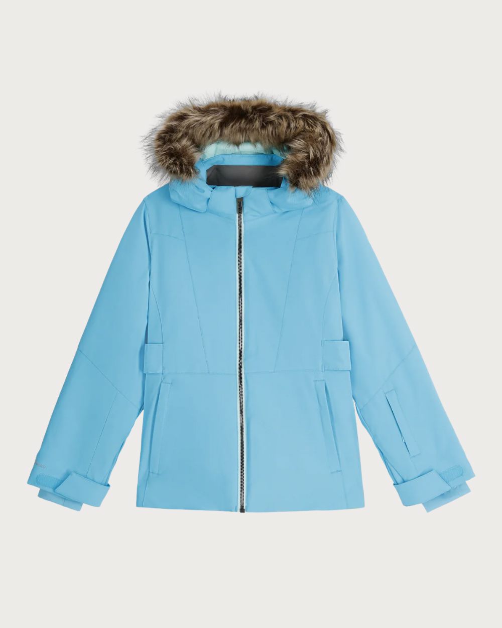 Girls Spyder Lola Jacket - Cyan Blue Jackets Spyder