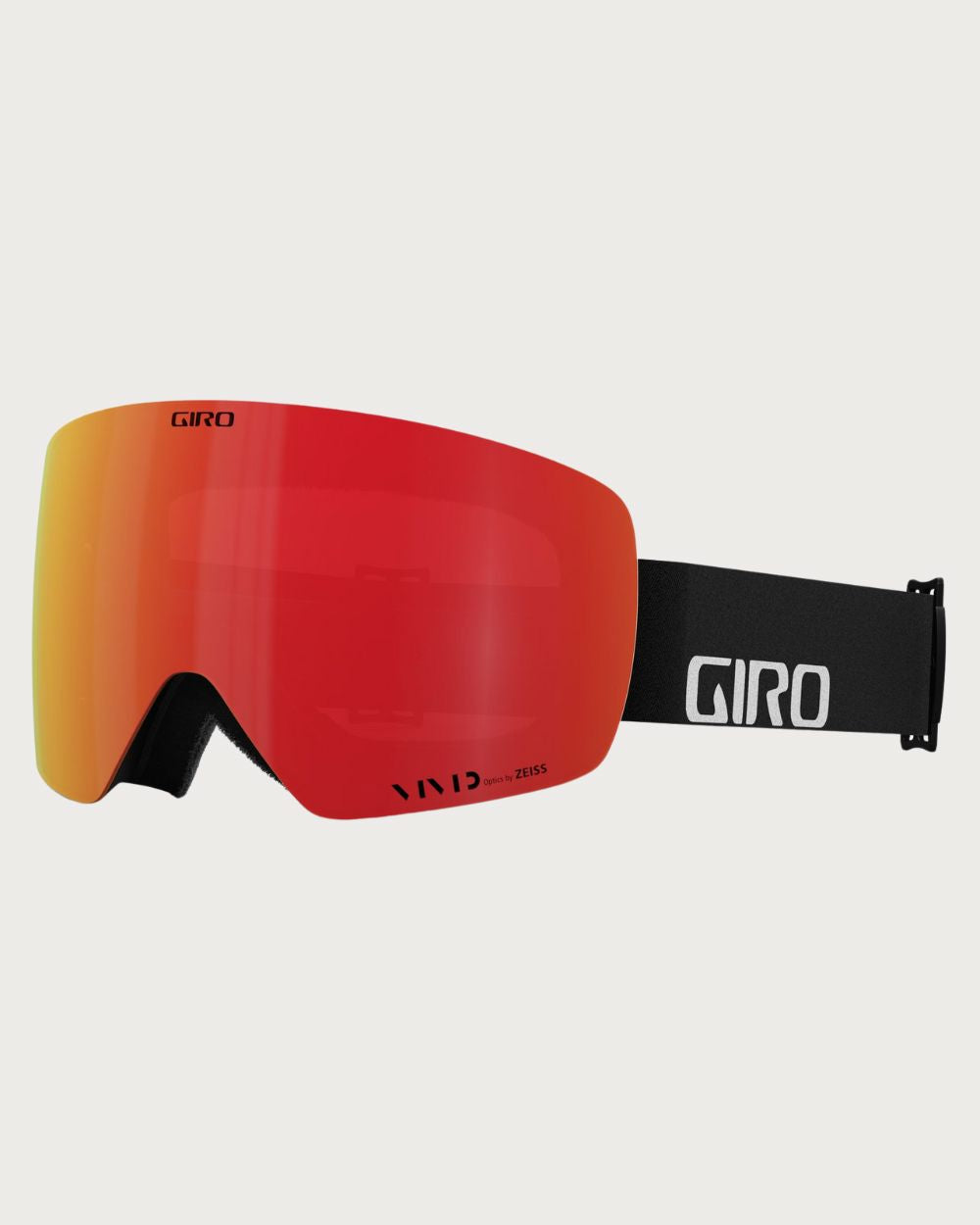 Giro Contour AF (Asian Fit) Goggle - Black Wordmark Vivid Ember Goggles Giro