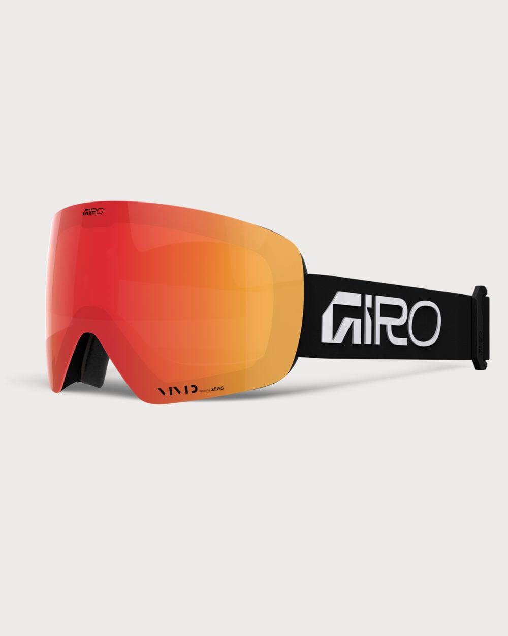Giro Contour RS Goggles (Small Fit) - Black Wordmark - VIVID Ember + Infared Goggles Giro