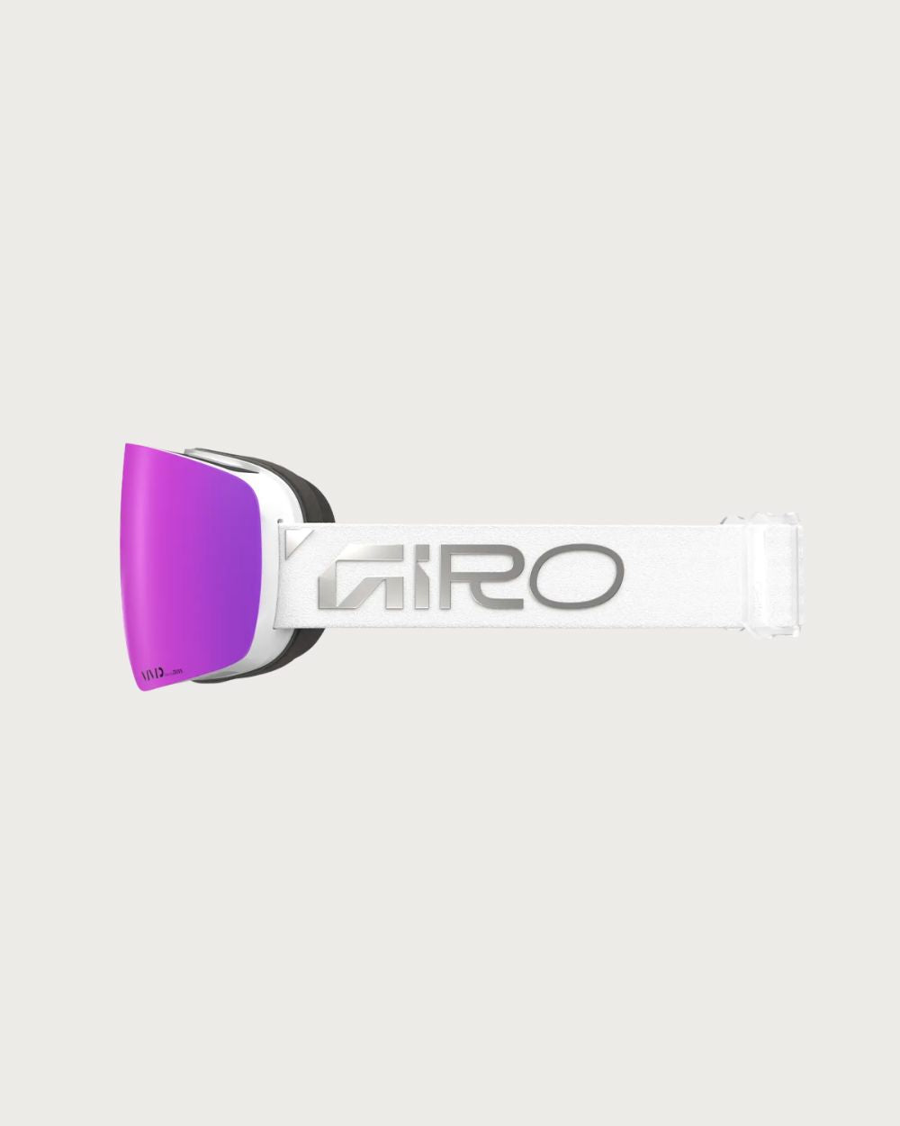 Giro Contour RS (Medium Fit) Goggles - Wordmark White Silver Vivid Pink Goggles Giro