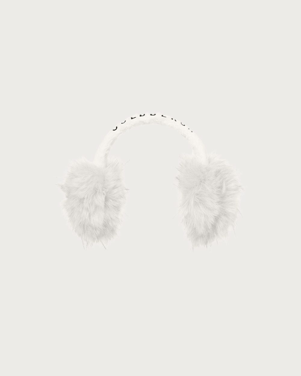 Goldbergh Fluffy Ear Warmers - Snow White Beanies Goldbergh One Size Fits Most