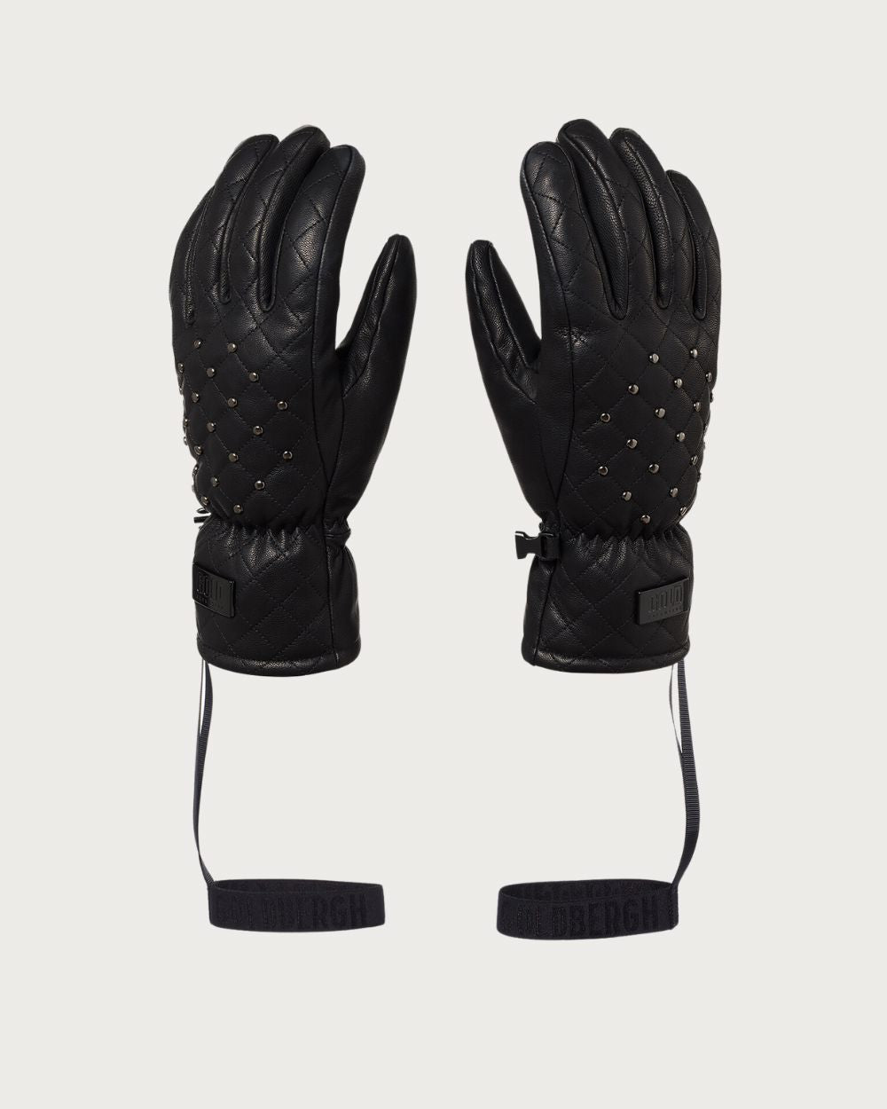 Goldbergh GOLD Glisten Gloves - Black Mittens Goldbergh