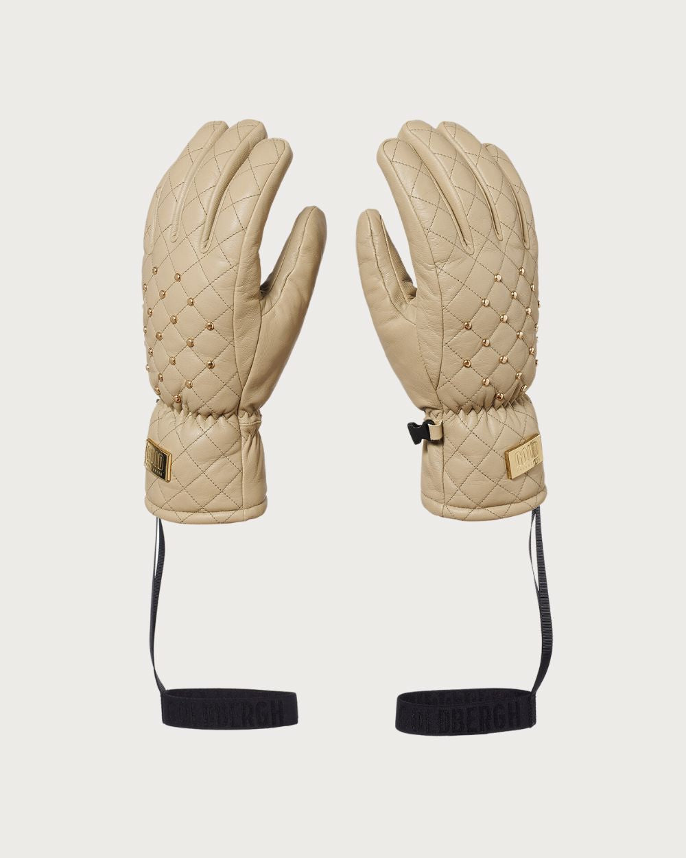 Goldbergh GOLD Glisten Gloves - Caramello Mittens Goldbergh
