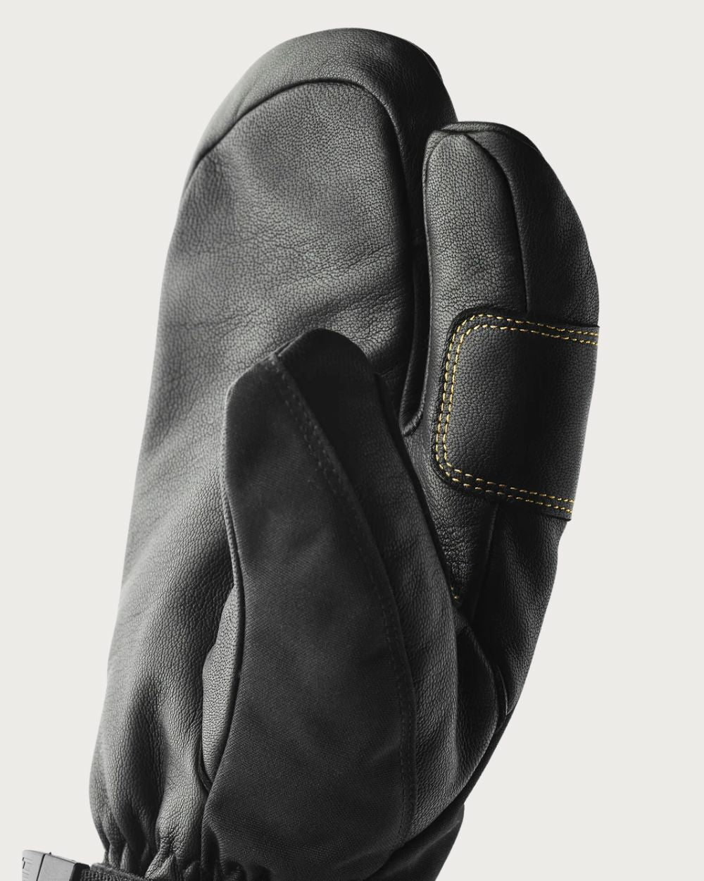 Hestra Army Leather Gore-Tex 3 Finger Mitten - Black Mittens Hestra