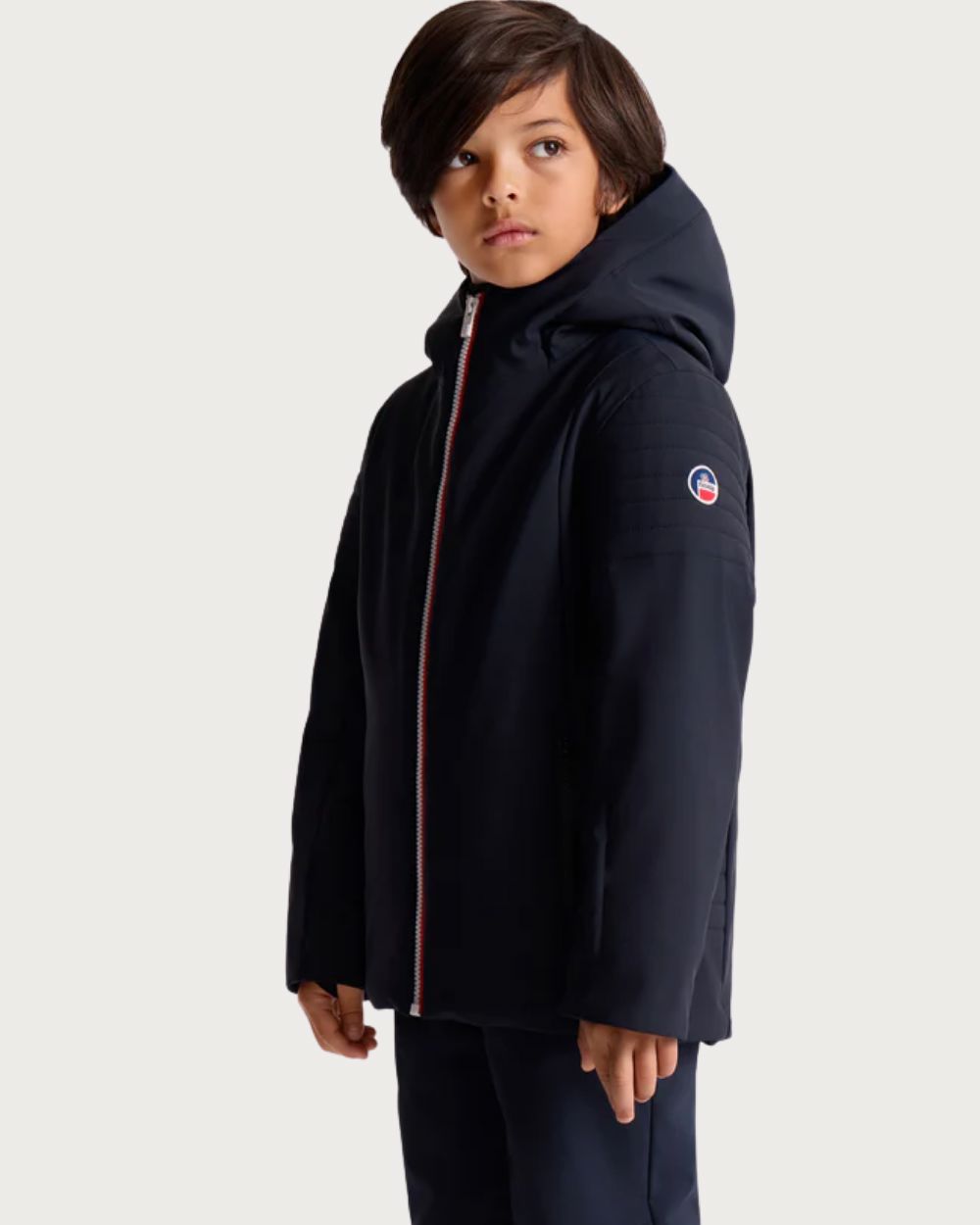 Kids Fusalp Power Jnr Jacket - Marin/Red Jackets Fusalp
