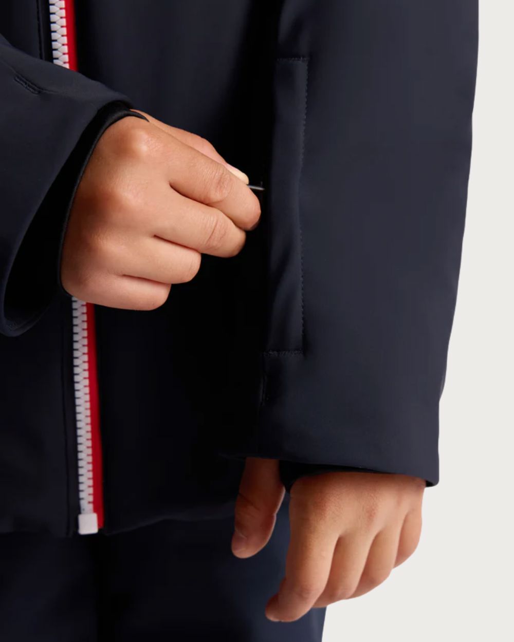 Kids Fusalp Power Jnr Jacket - Marin/Red Jackets Fusalp