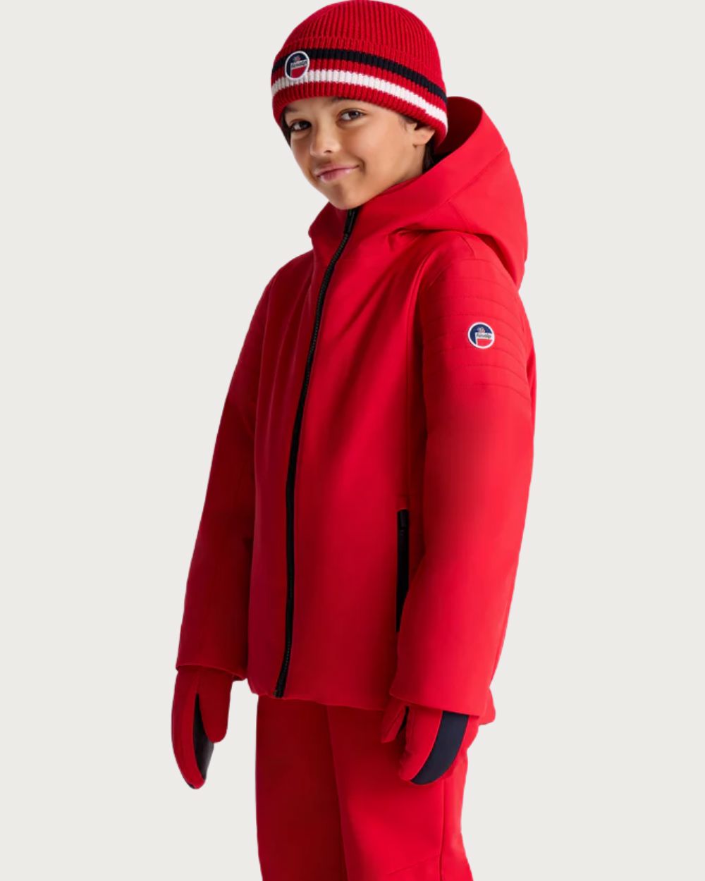 Kids Fusalp Power Jnr Jacket - Red Jackets Fusalp