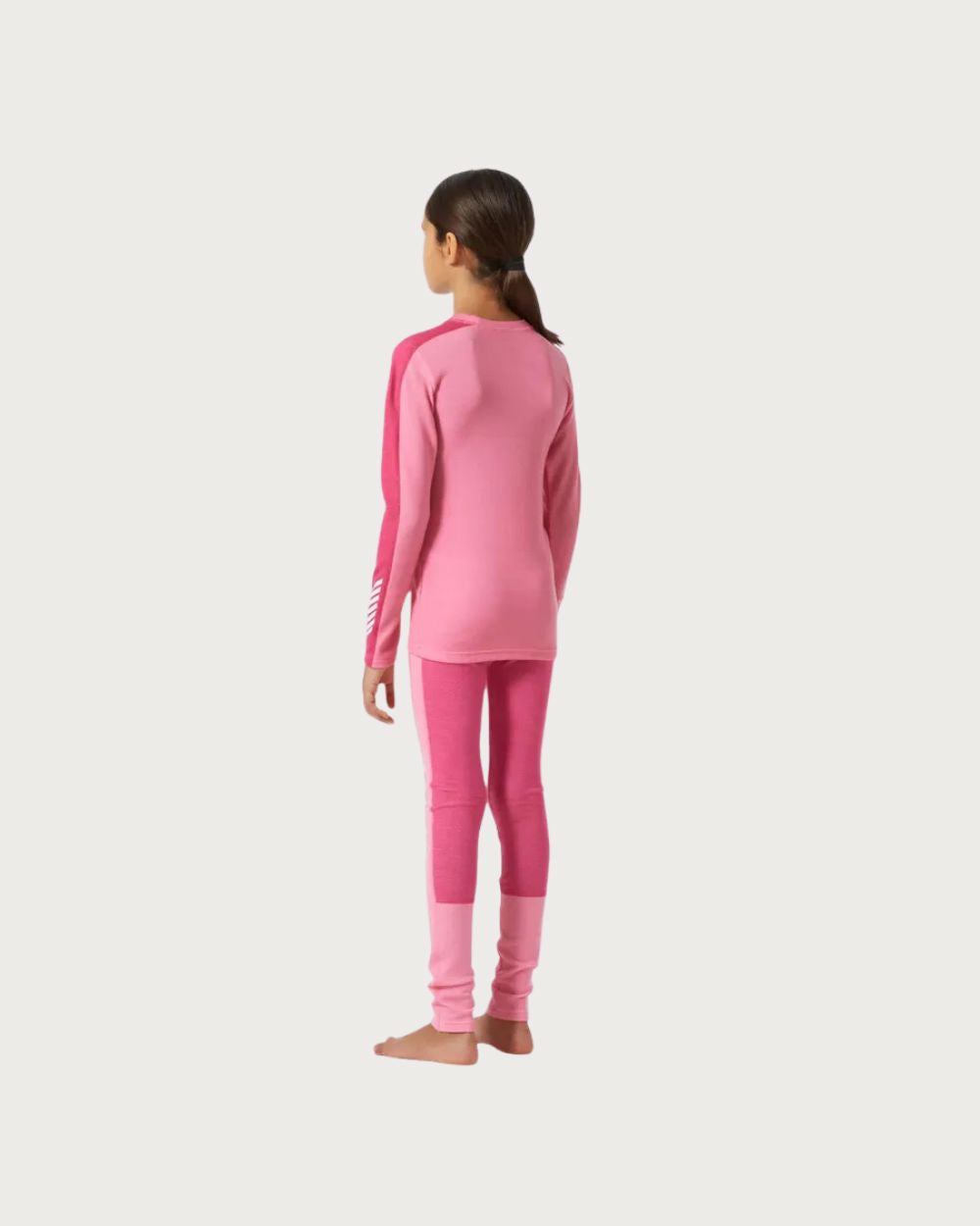 Kids Helly Hansen JR Lifa Merino Midweight Set - Sugar Pink Thermals Helly Hansen