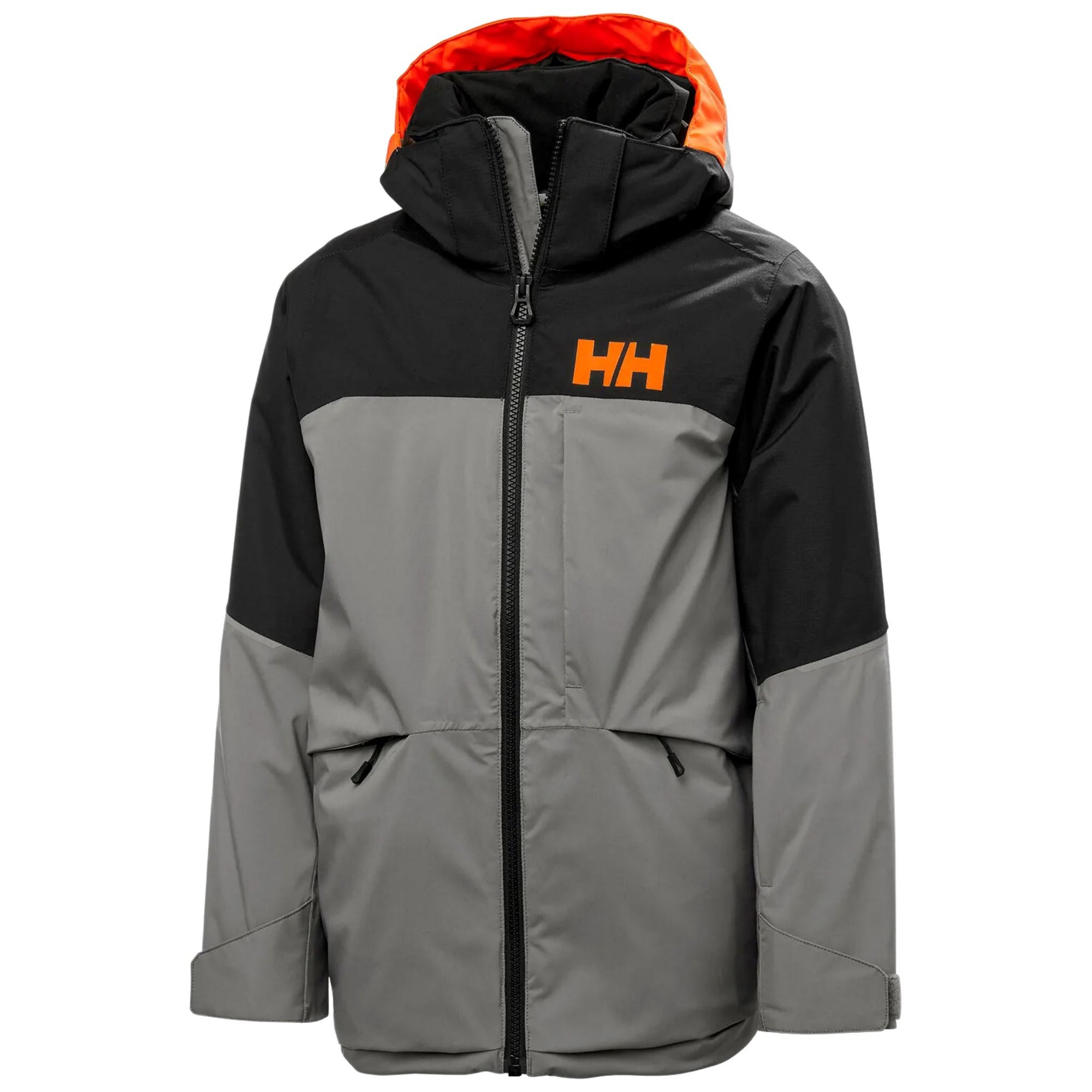 Kids Helly Hansen JR Summit Ski Jacket - Concrete Jackets Helly Hansen 10 INTL / 10 AU 