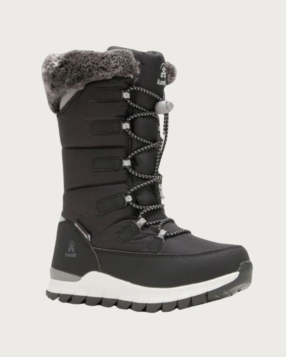 Kids Kamik Prairie 2 Waterproof Boot - Black Footwear Kamik