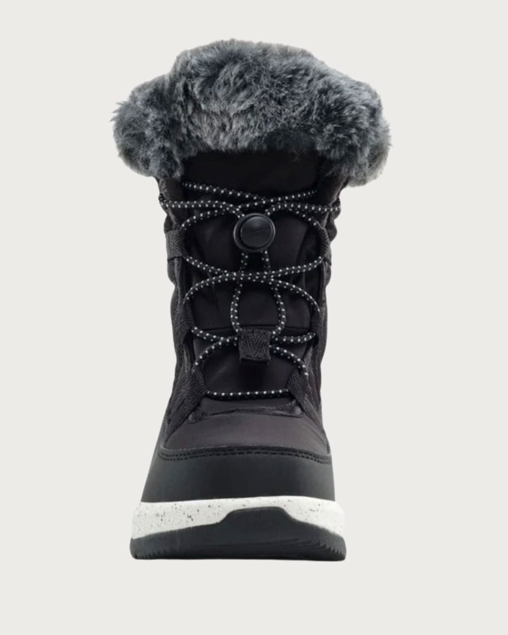 Kids Kamik Stormy Faux Fur Waterproof Boot - Black Footwear Kamik