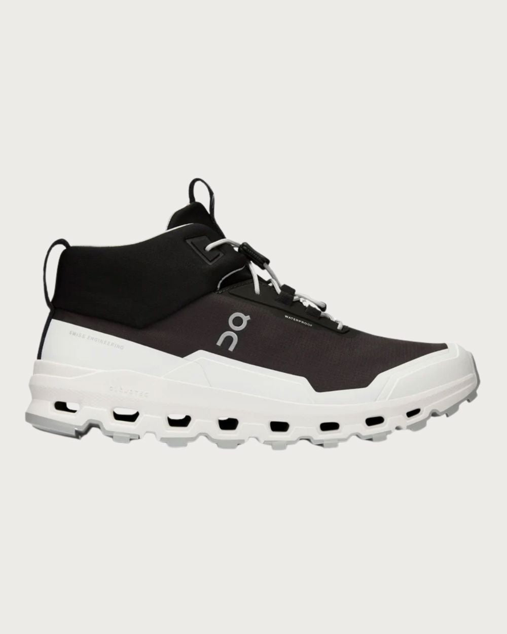 Kids On Cloudhero Mid Waterproof - Black/White Footwear On Running