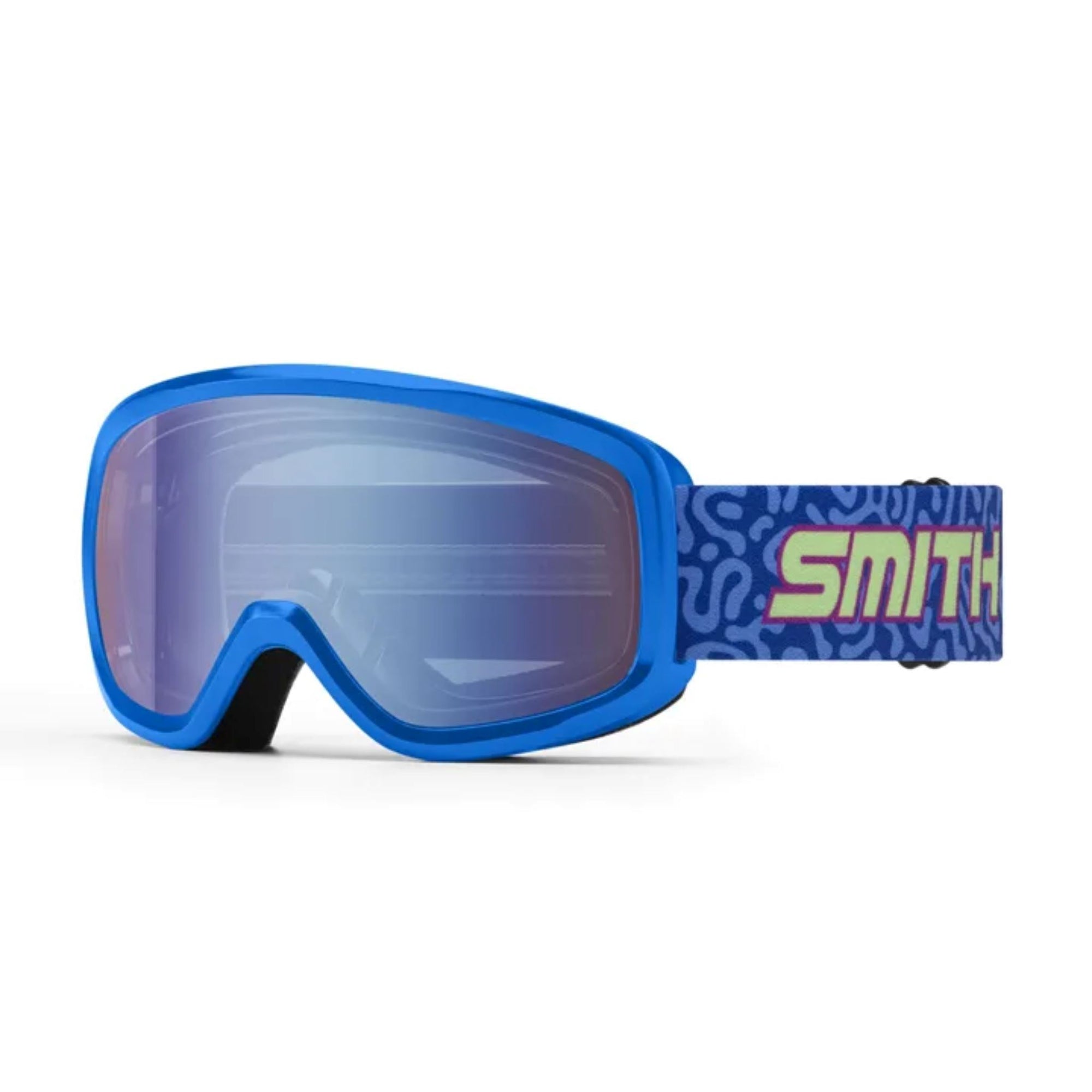 Kids Smith Snowday Goggles - Cobalt Archive Blue Sensor Mirror Goggles Smith 